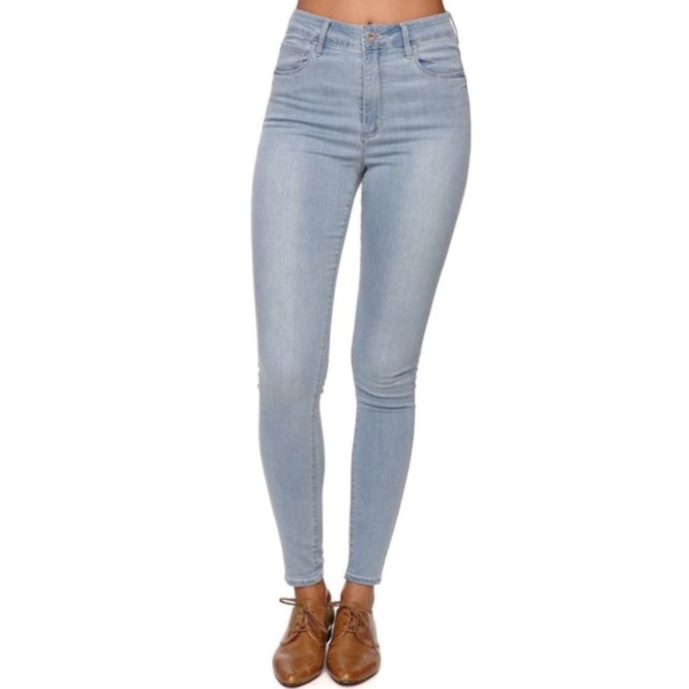 Bullhead Denim Super High Rise Skinnies - 5